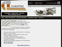 Tablet Screenshot of chemtecusa.com